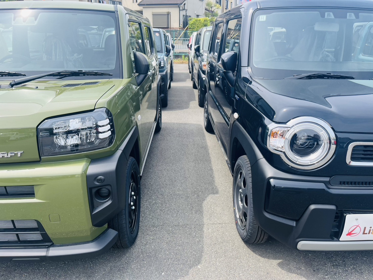 軽SUV!ダイハツ【タフト】とスズキ【ハスラー】を比較◎それぞれの魅力を解説します!