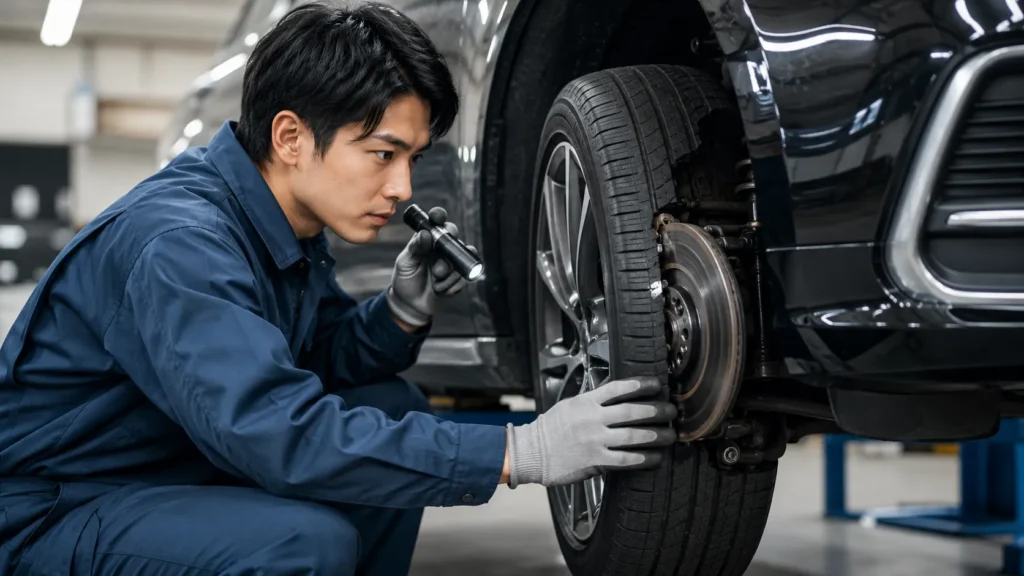 整備をしている男性