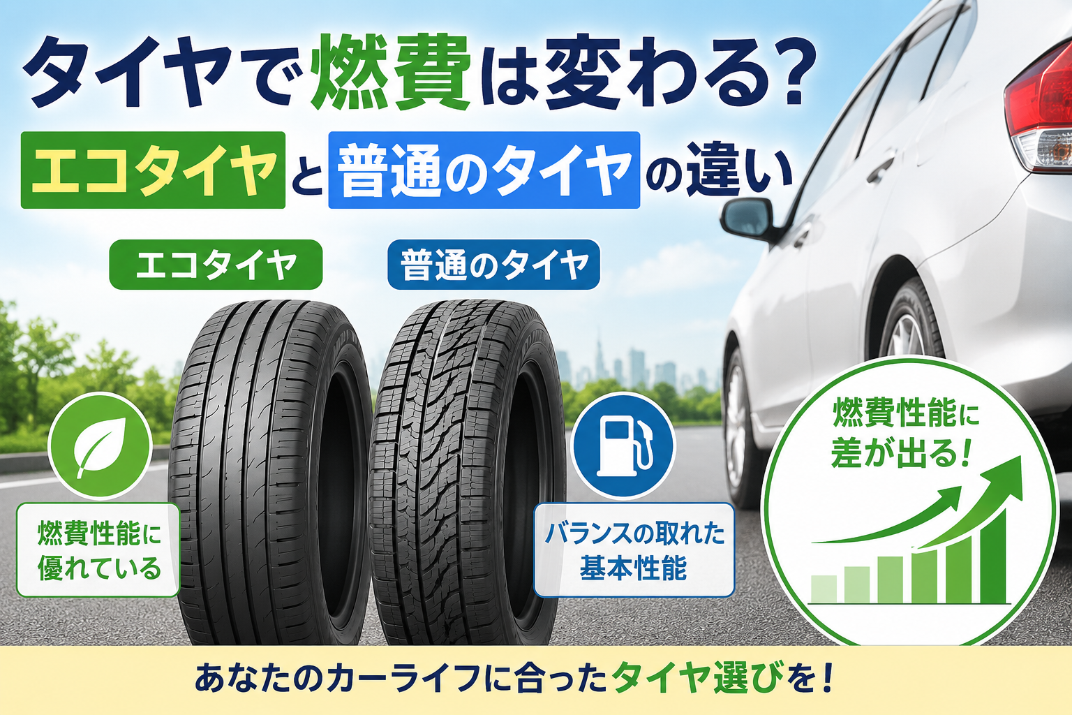 エコタイヤと燃費の関係
