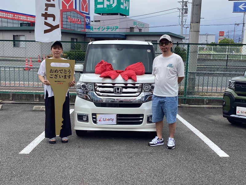 2025年8月23日にN-BOXカスタムを納車されたお客様