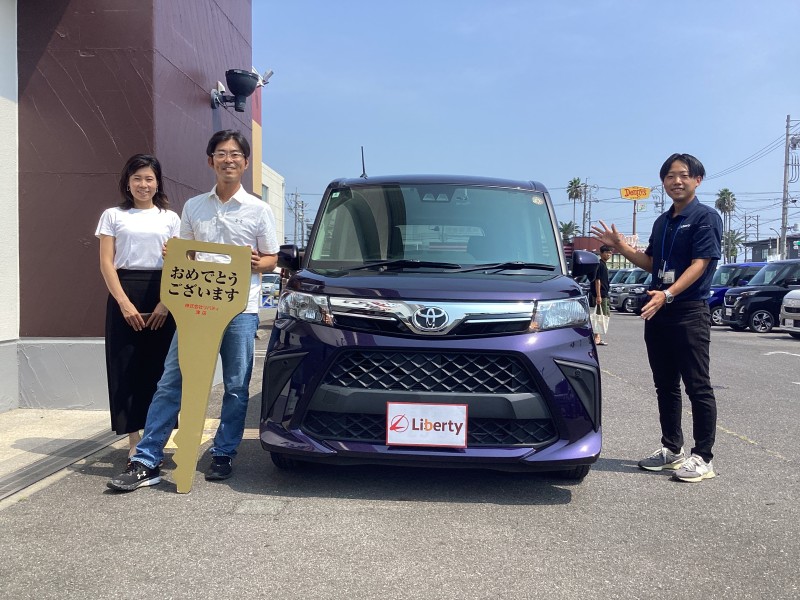 2025年8月24日にルーミーを納車されたお客様