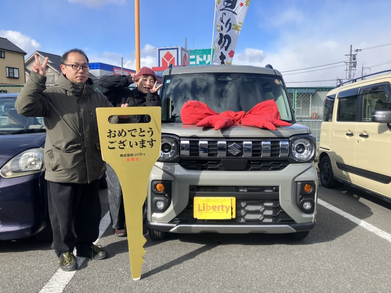 2026年1月24日にスペーシアギアを納車されたお客様