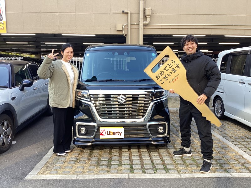 2026年1月24日にスペーシアカスタムを納車されたお客様