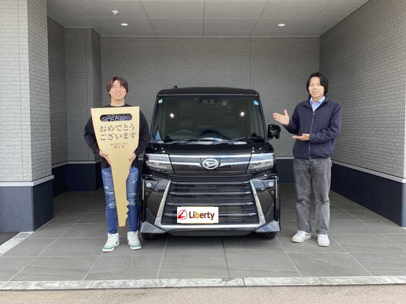 2026年5月3日にタントカスタムを納車されたお客様