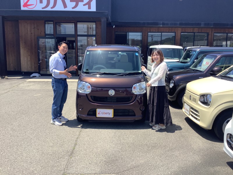 2026年5月10日にムーヴキャンバスを納車されたお客様