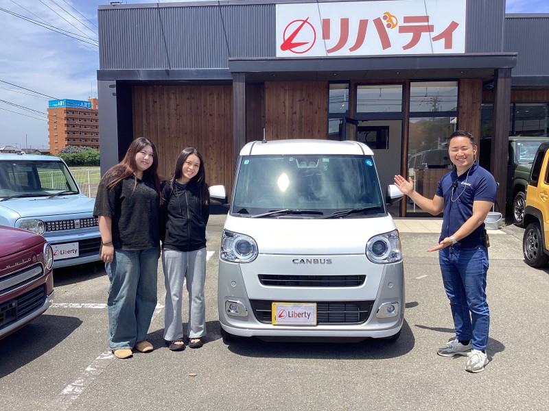 2026年6月13日にムーヴキャンバスを納車されたお客様