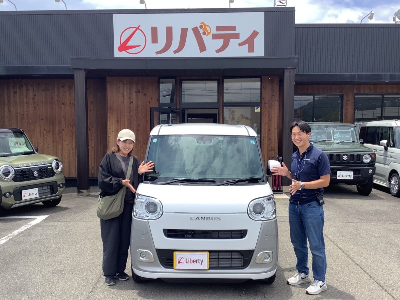 2026年6月21日にムーヴキャンバスを納車されたお客様