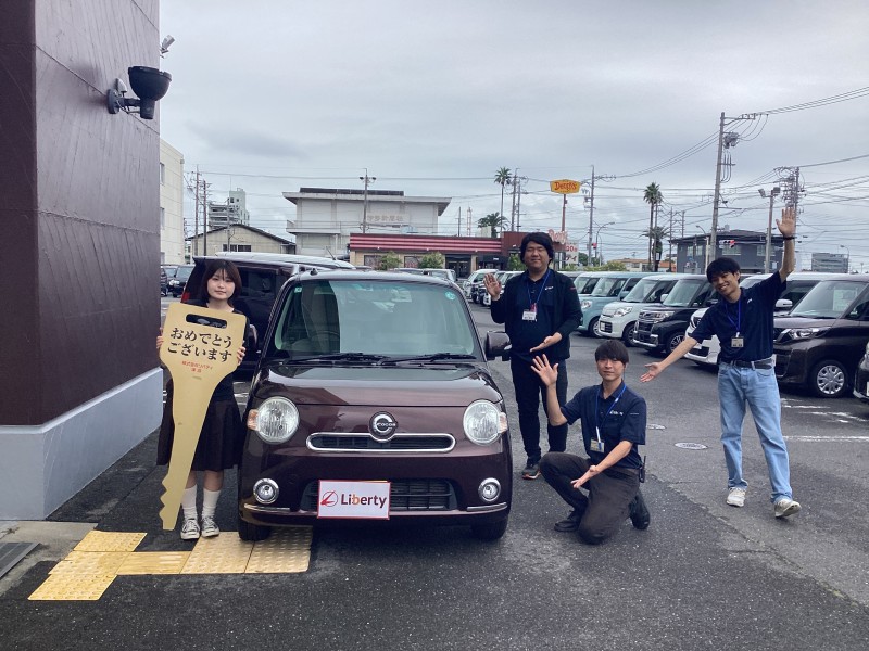 2026年7月5日にミラココアを納車されたお客様