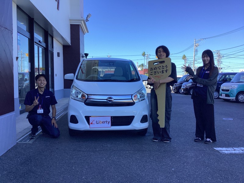 2026年7月10日にデイズを納車されたお客様