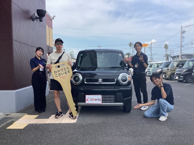 2026年7月30日にハスラーを納車されたお客様