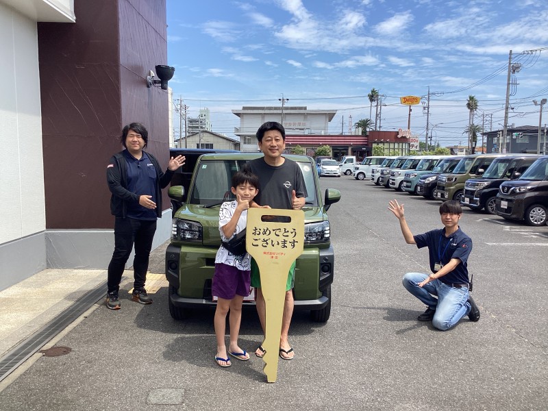 2026年8月1日にタフトを納車されたお客様