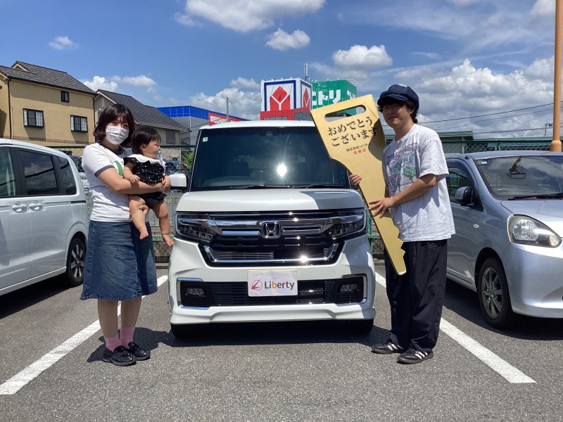 2026年8月21日にN-BOXカスタムを納車されたお客様