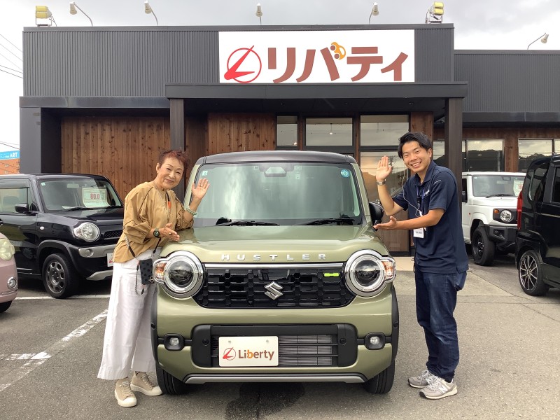 2026年9月14日にハスラーを納車されたお客様