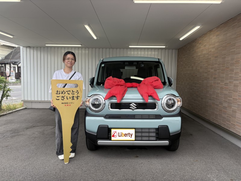 2026年9月27日にハスラーを納車されたお客様