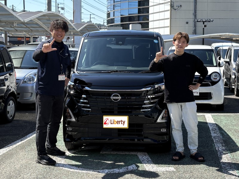 2026年10月3日にルークスハイウェイスターを納車されたお客様