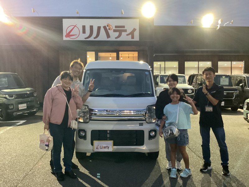 2026年10月13日にエブリイワゴンを納車されたお客様